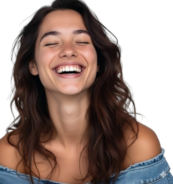 Woman smiling